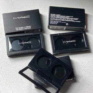 (3) Mac Pro Palette Colour X 2 Empty Compacts